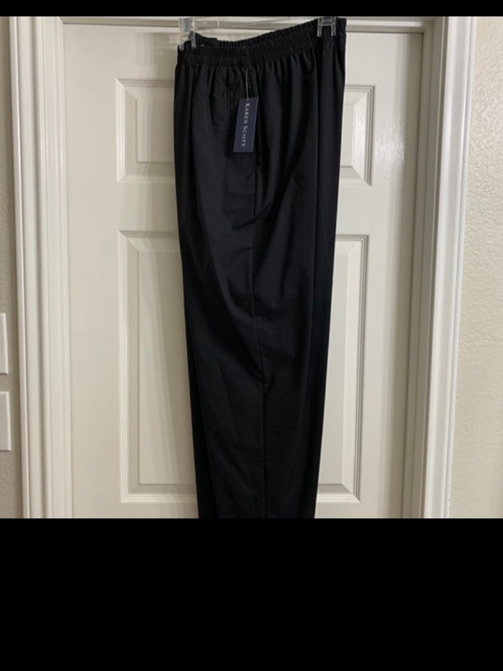 Karen Scott Black Slacks XL